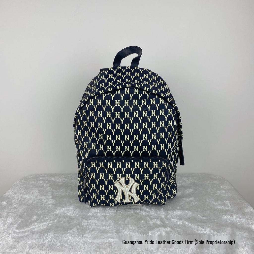 Korea 2025 ML Versatile Monogram Backpack: Large Capacity Unisex Schoolbag