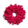 Handmade Wool Hair Tie - Ethnic Style Golden Velvet Flower Headwear, Multi-color Options