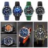 For Seiko No. 5 Submariner/Diving tin/Abalone Series Watchband Waterproof Nylon Rubber Bottom Watch Strap 20 21 22 23 24mm