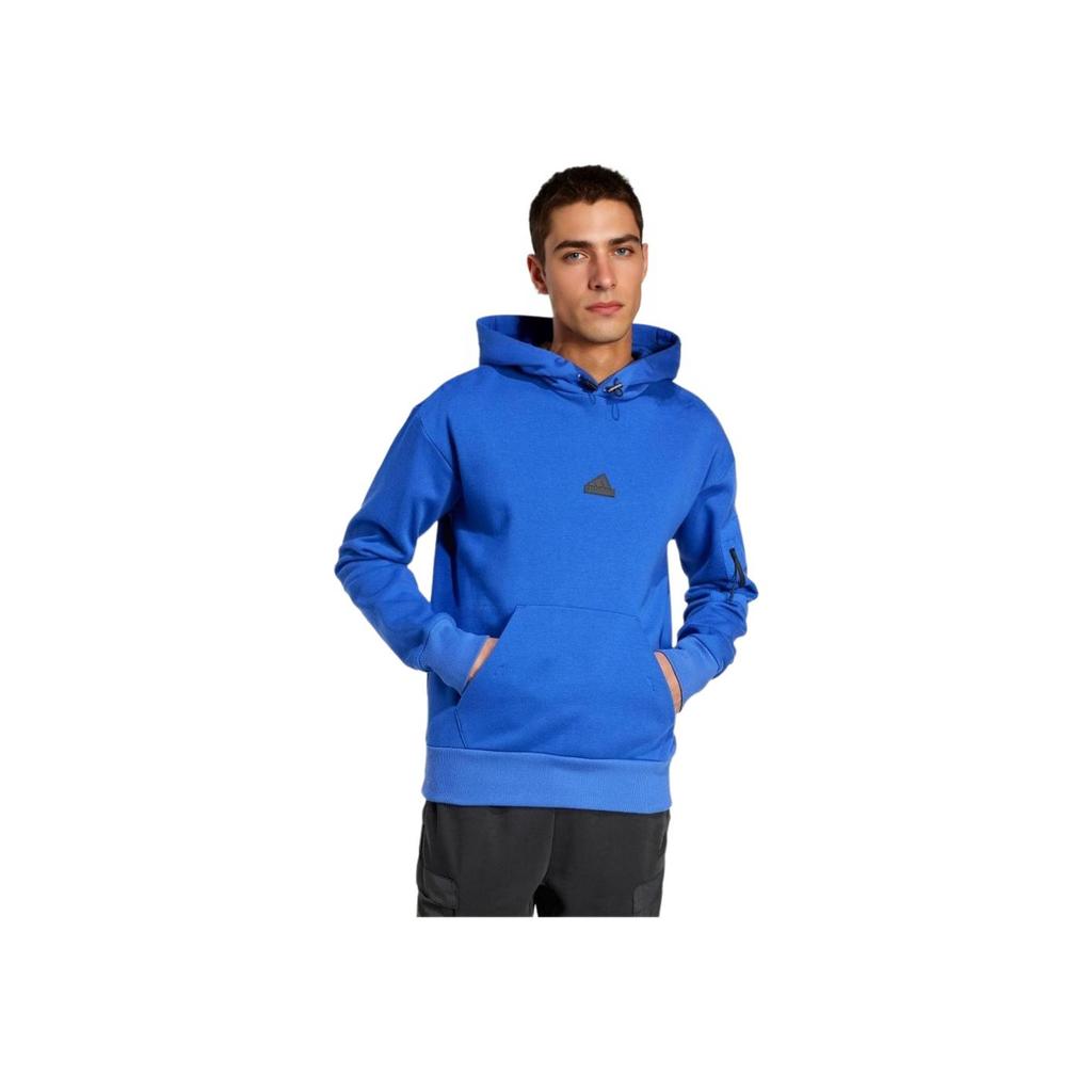 Adidas City Escape Fleece Hoodie Semi Lucid Blue Casual Streetwear Pullover Men IY1519