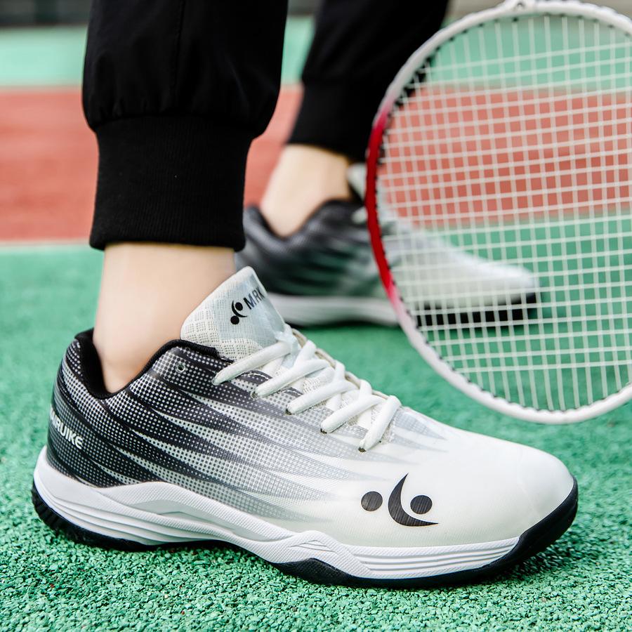Badminton Shoes Men's Sports Training Shoes Autumn Non-slip Shock Absorption Professional Running Volleyball Tennis Shoes