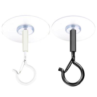 2 szt. Samoprzylepne Haki Sufitowe Wytrzymałe Haki Wiatroszczelne do Zewnętrznego Ogrodu Wspornik do Wieszania Doniczki na Rośliny Doniczki na Kwiaty