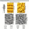Vivid Patterned Polyester Shower Curtain - Stylish Bathroom Decor, Fun & Trendy Bath Polyester For Home And Hotel Use