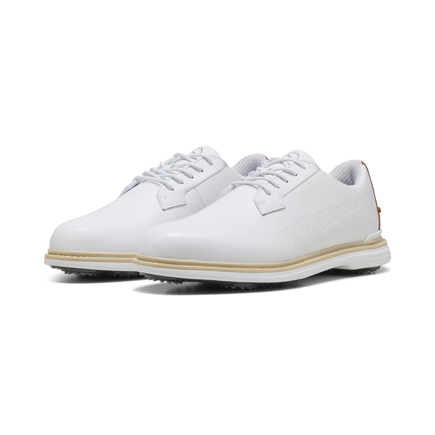 

Обувь для гольфа Puma Royal Puma Brown см [Puma] Мужская Белый/Кожа 29.5