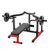 Machine de Développé Couché 450 LBS Banc Réglable Plat Incliné Salle de Sport