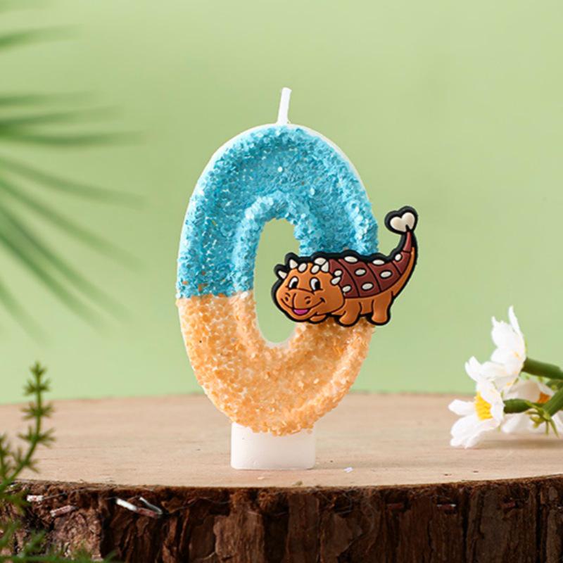 Creative Digital Birthday Candles - Cartoon Characters for Children s Cake Decoration