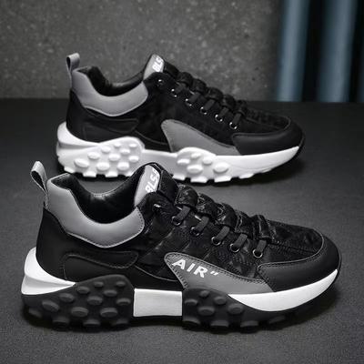New Sports Trend Men's Shoes Fashion All-match Comfortable Breathable Men's Sports Shoes Increase Tide Shoes