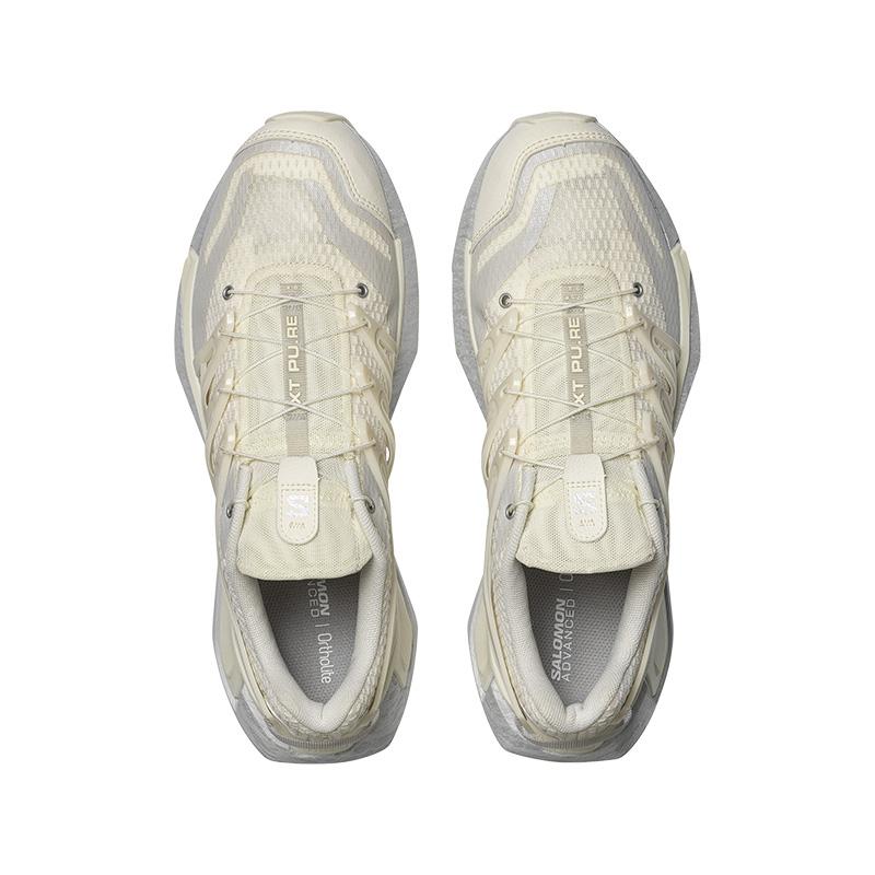 SALOMON XT PU.RE Advanced Vanilla Ice Glacier Grey Unisex Sneakers Cream Silver-Reflective L47446400