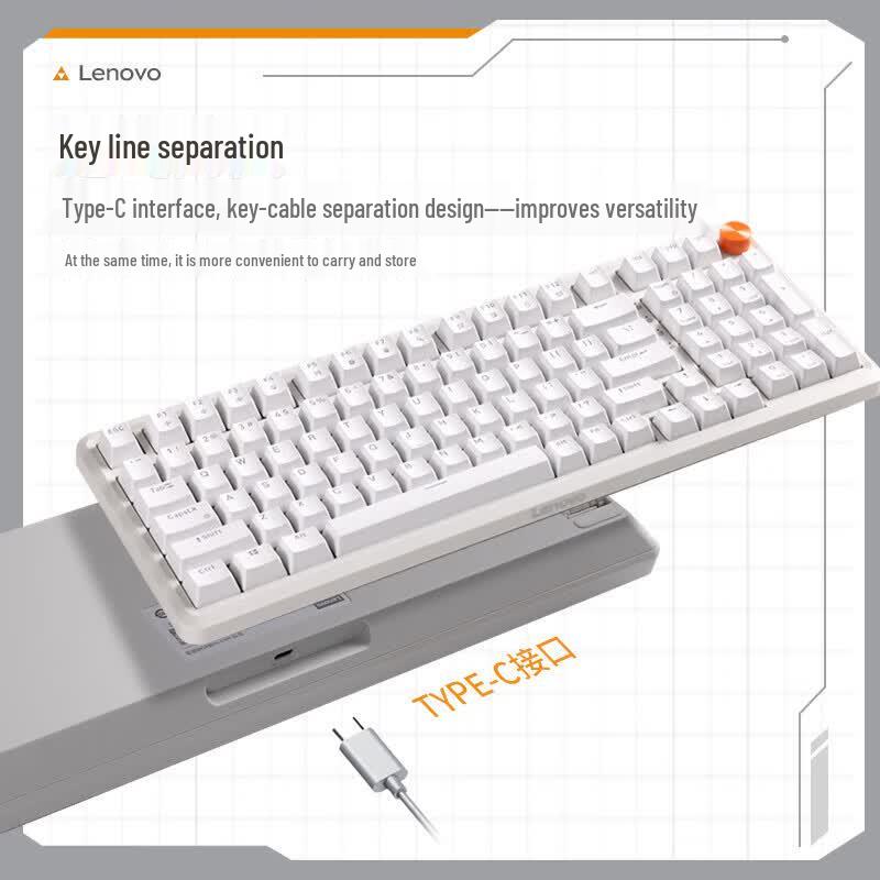 Lenovo MK9 98-Key Gasket Wired Mechanical Gaming Keyboard