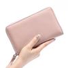 MDNGMDNG Women's RFID Blocking Leather Passport Wallet