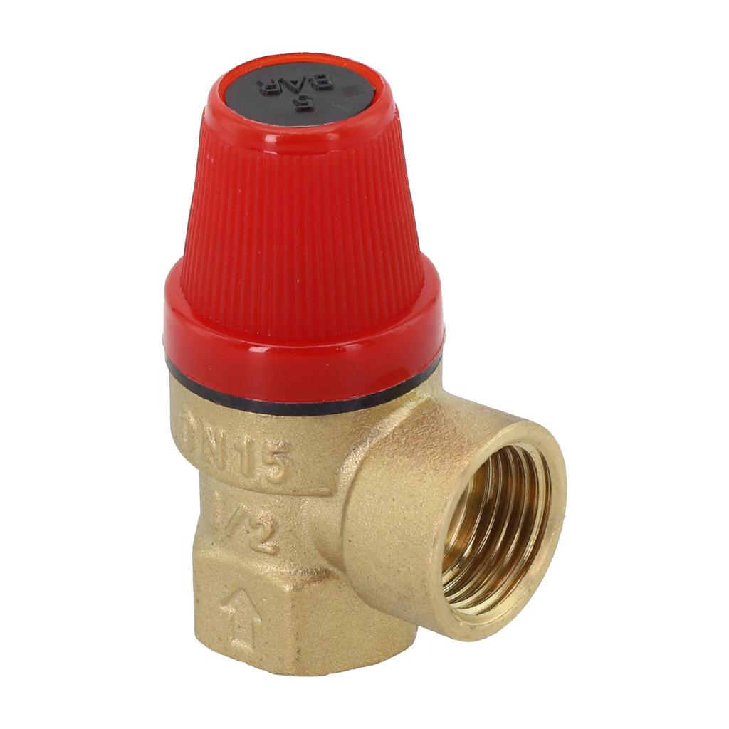 Diaphragm Brass Safety Valve 1/2 Inch Pressure Level 3 Bar To 6 Bar Drain Valve With A Standard 1/2 Inch Connection