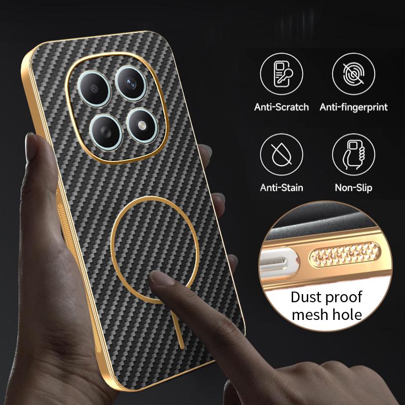 POCO C75 C71 F7 X7 M7 Magnetic Charging Phone Case for Xiaomi Redmi 15C 14C 13C A5 Note 15 14 13 Pro Plus 5G Cases Protect Cover