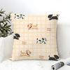 Cute Running Spotted Dog Pillow Case Linen Pillow Case Sofa Home Decor Cushion Cover Cushion Cove