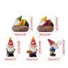 American Solar Resin Gnome Statue Art Crafts Desktop Decoration