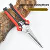 Stainless Steel Straight Head Pruning Shears for Garden, Fruit Picking, and Bonsai Trees