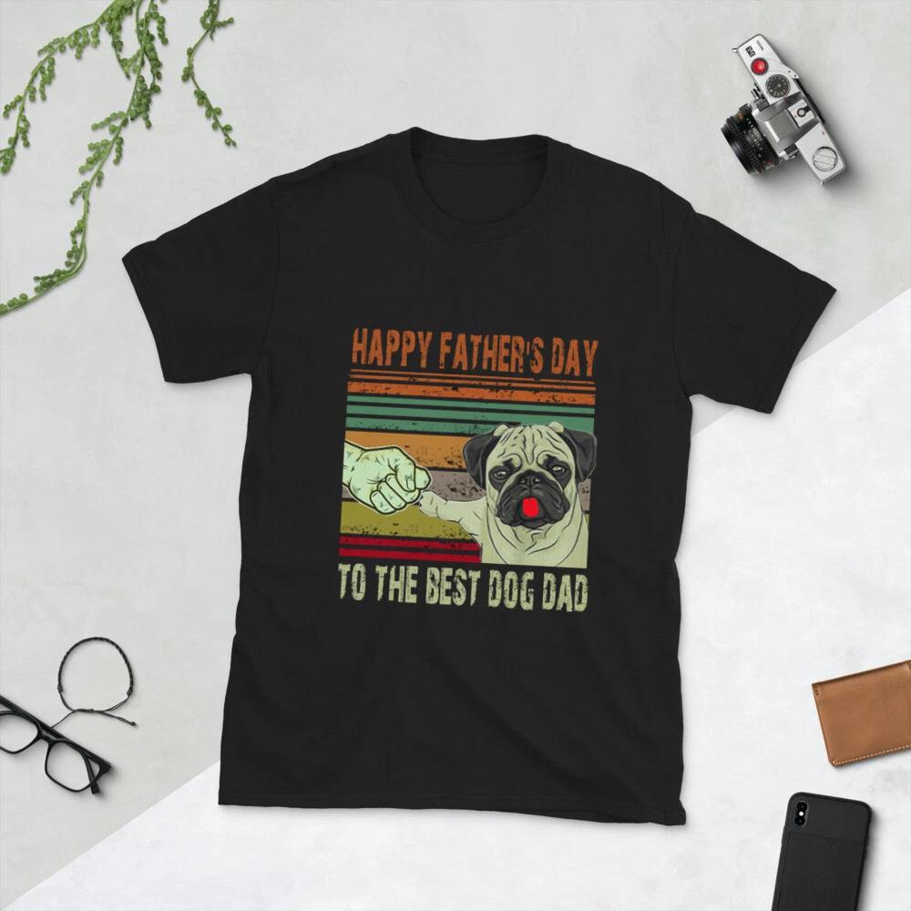 Happy Father s Day Dog Dad T-Shirt, Happy Father s Day Dog Dad Gift Idea T-Shirt 2XL