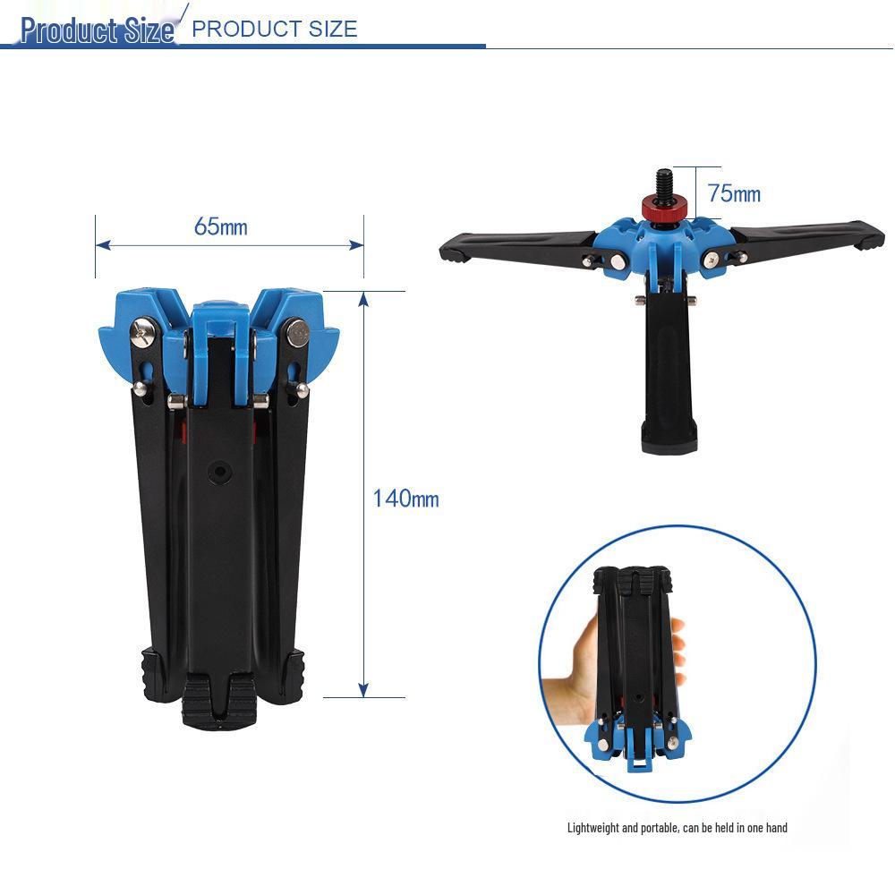Universal Three-Jaw Portable Monopod Projector & Phone Stand with Fill Light.