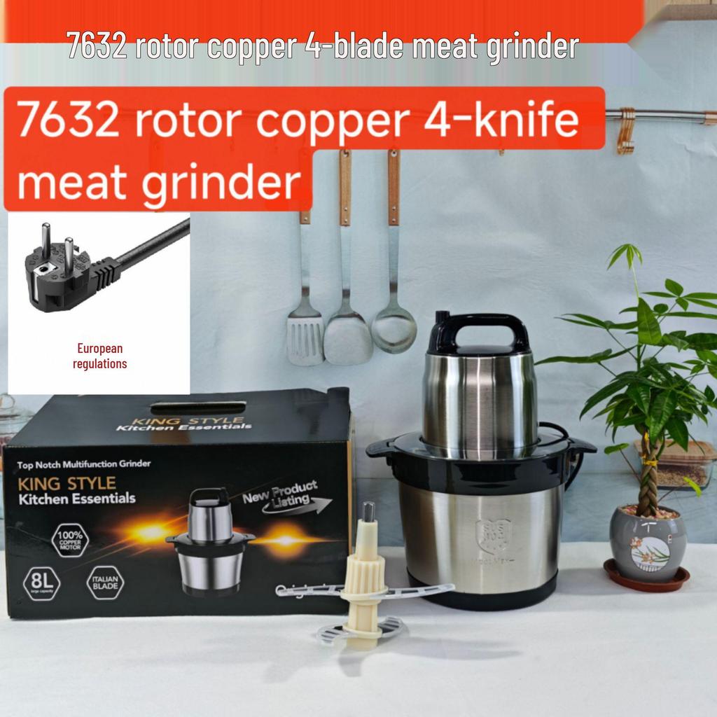 Fufumachine 6L Multifunctional Electric Meat Grinder & Food Processor