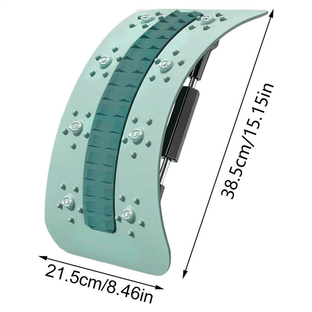 

Back Cracker Lumbar Back Cracker with Magnet Massager Stretching Equipment Spine Deck Cracking Massager for Dorm Travel