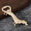 Decorative Animal Bottle Opener Dachshund Dog Opener, Zinc Alloy Cute Puppy Beer Novelty Metal Portable for Kitchen Bar And Home Cap Remover