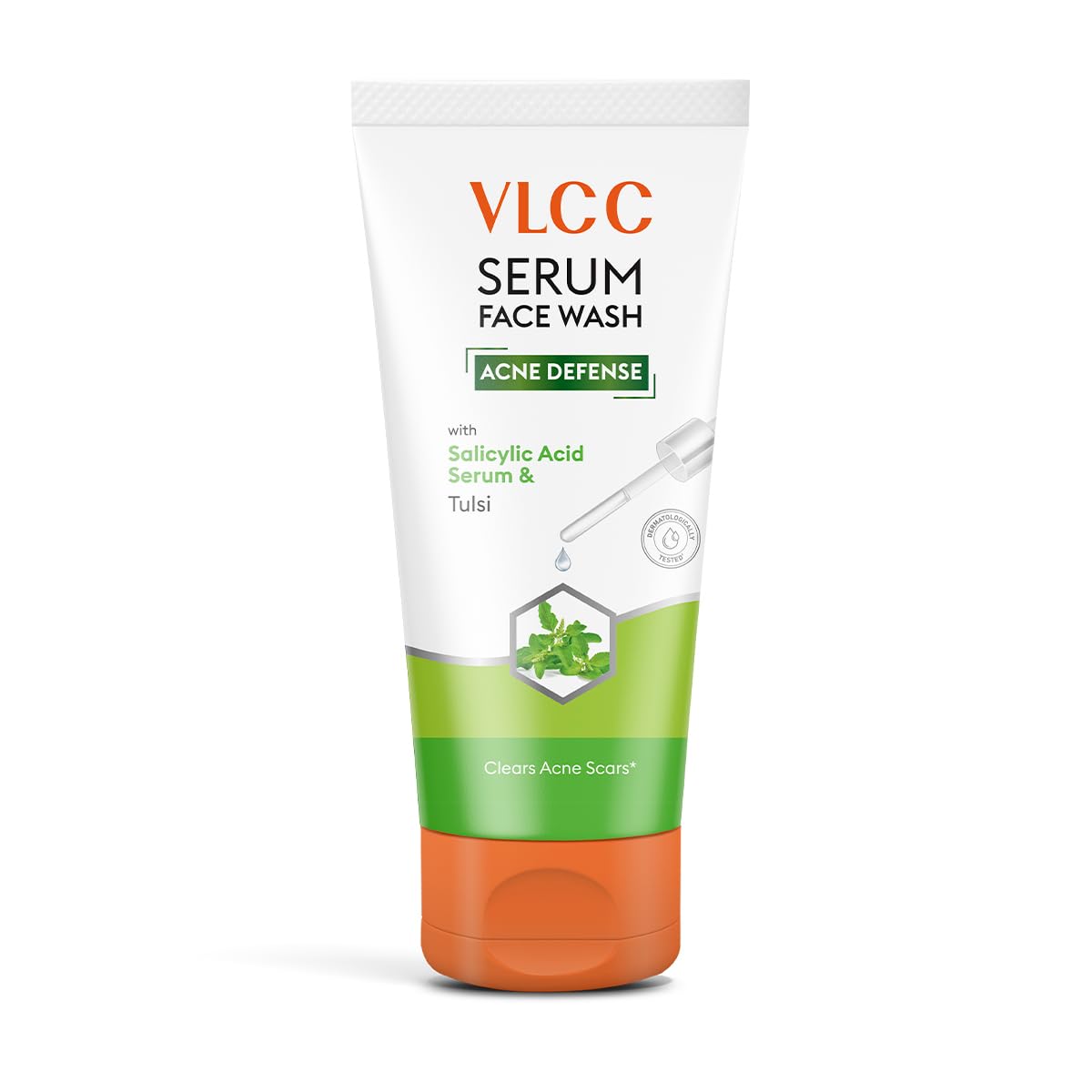 

VLCC Serum Facewash 100ml Pack of 1 with Salicylic Acid & Tulsi for Clear Acne-Free Skin