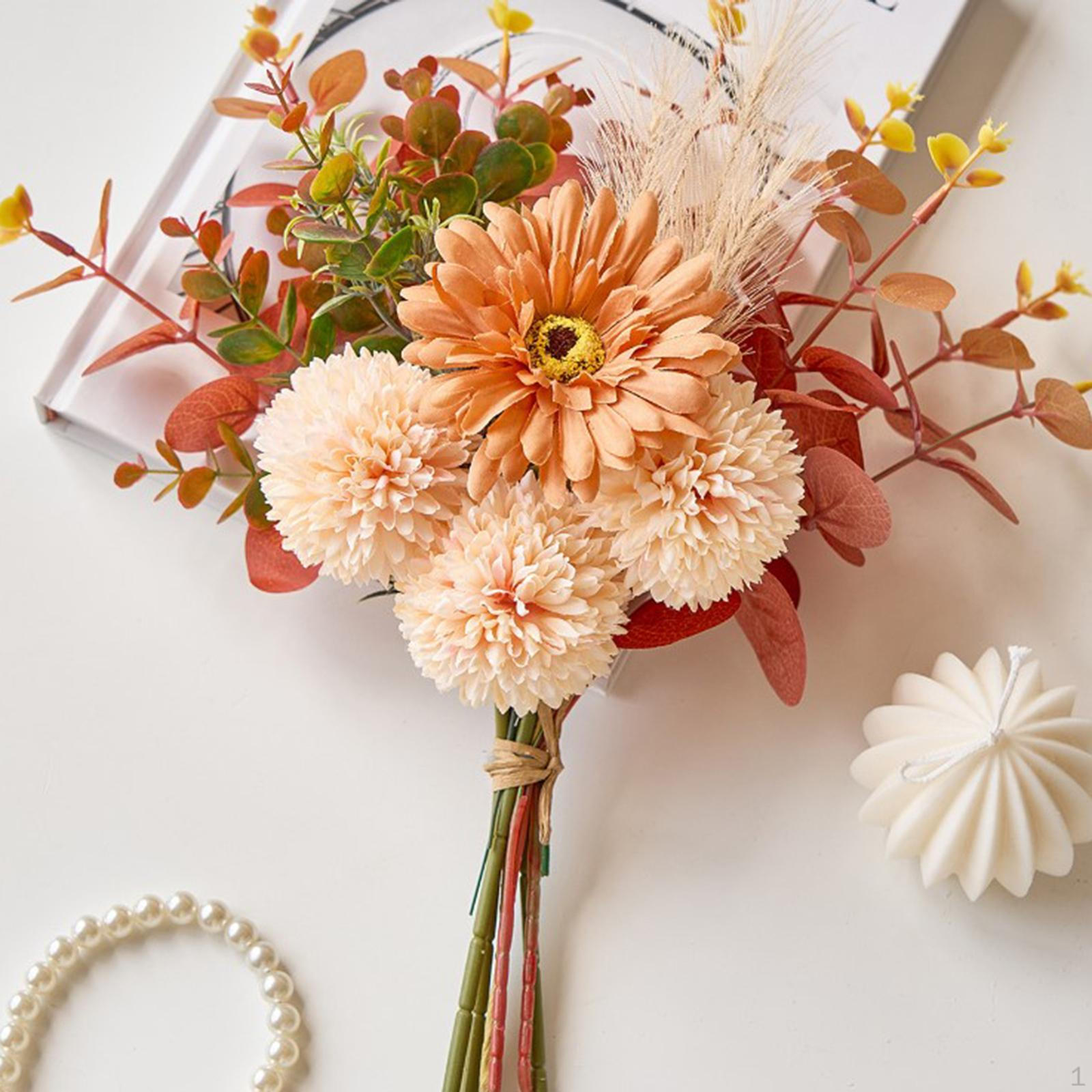 

Композиция для внутреннего и наружного декора, ручные центральные элементы из искусственных растений