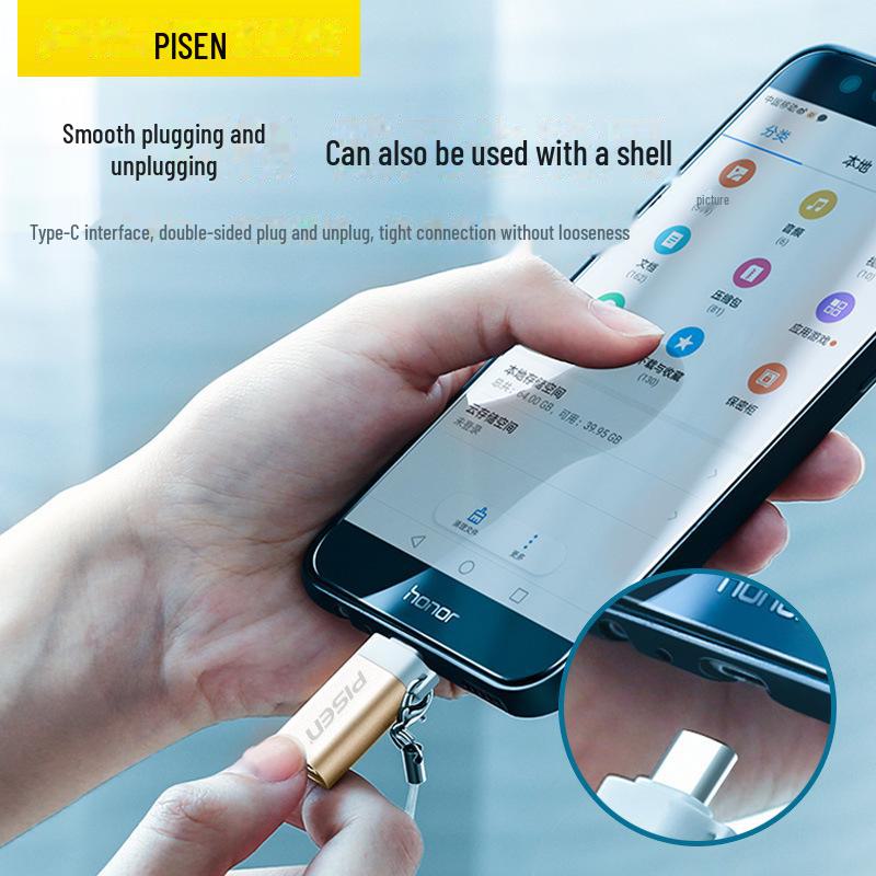 Adaptor PISEN USB 3.0 Type-C OTG pentru Huawei, Xiaomi, Oppo