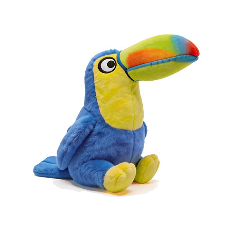 Multi-Style Squeaky Dog Toys, 1pc Soft Plush Interactive Chew Toy for Small Medium Dogs