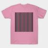 T Shirt Women Black Vertical Stripes Harajuku Print Kawaii Tshirt Summer Short Sleeve Female T-Shirt Top Tee