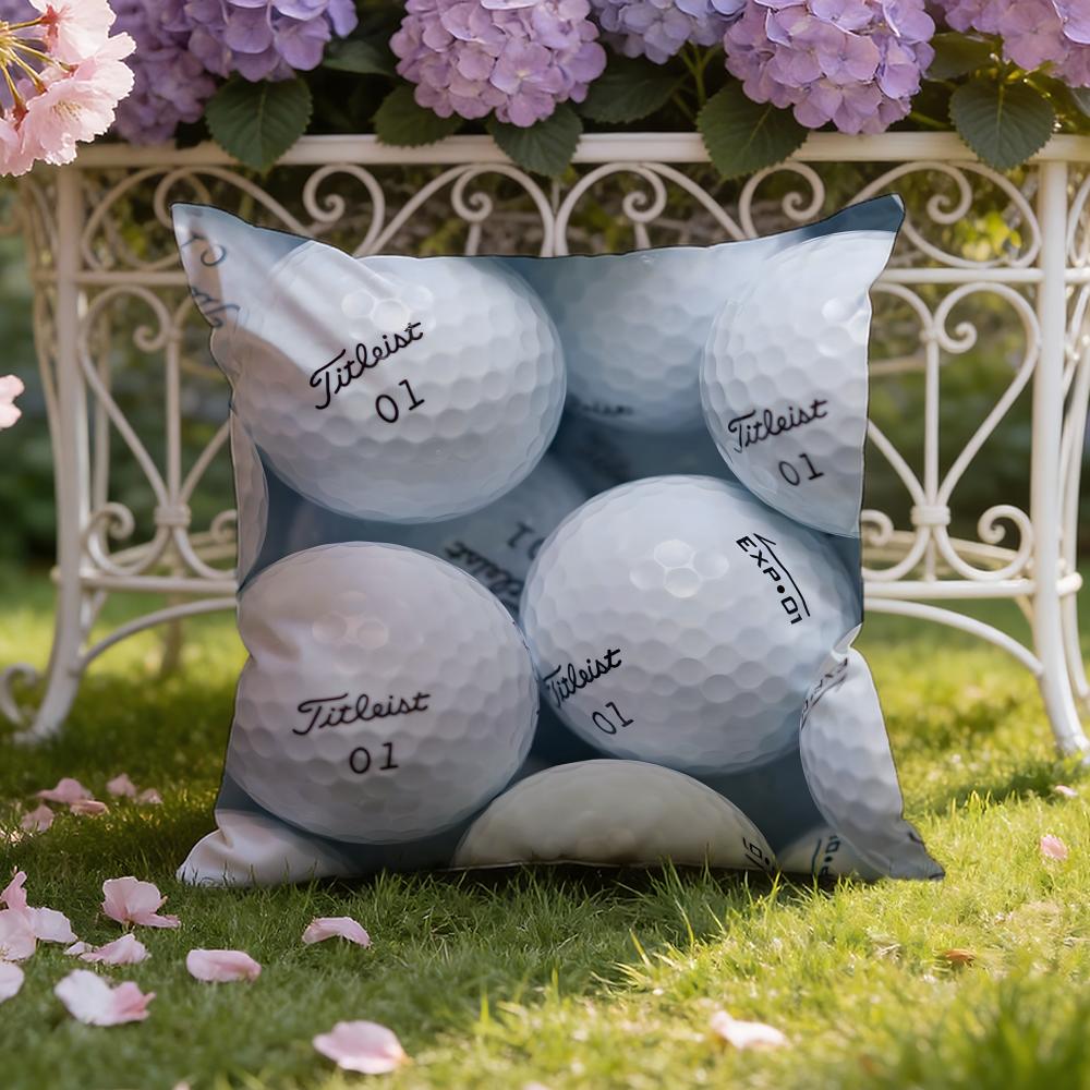 Brand T-TitleistT Cushion Cover Home & Car Dual-Scene Pillow Cover: Reversible for Premium Comfort