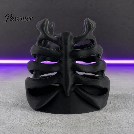 Unique Pen Container Skeleton Ribcage Bone Holder, 3D Printed Pencil Cup, Dust-resistant Holder Gothic Desk Organizer for Pens Pencils Makeup Brushes