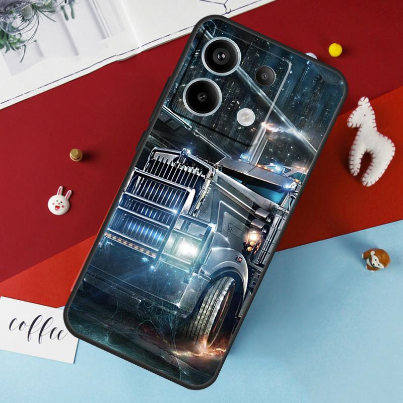 Cool Heavy Truck Car Case For Xiaomi Redmi Note 12 11 10 9 8 13 Pro Plus 12S 11S 10S 9S 10A 9C 10C 12C 13C Cover