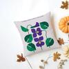 Simple Casual Fresh Elegant Simple Flower Art Cushion Cover Washable Linen Pillowcase Soft  for Daily Sofa Bed Home Room Decor