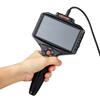 VEVOR 360 Degrees Motorized Rotation Endoscope, Dual Lens Industrial Borescope Camera with Light, 5" HD IPS Split-Screen, 8mm Slim Lens