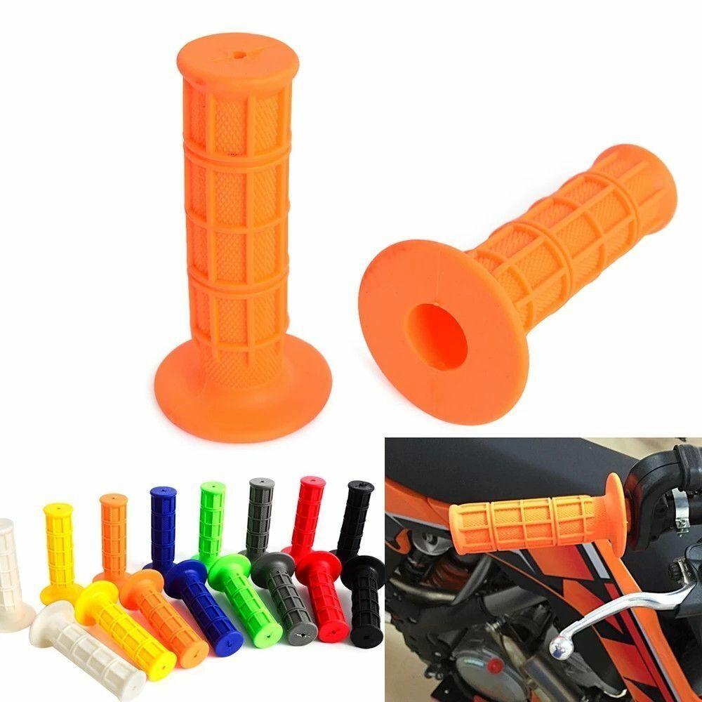 Soft Rubber Motorcycles Handle Bar Grips 22mm 7/8" Motorcycle handlebar