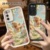 Phone case: 2D flat design suitable for Samsung Galaxy A34 A35 M05 M06 S20 S22 S21 FE Plus 5G protective case, little bear swinging, perfect Christmas