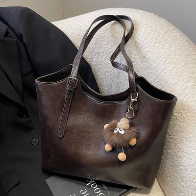 Premium Sense Retro Bag Women'S Popular Premium Texture Versatile Shoulder Bag Large Capacity Tote Bag