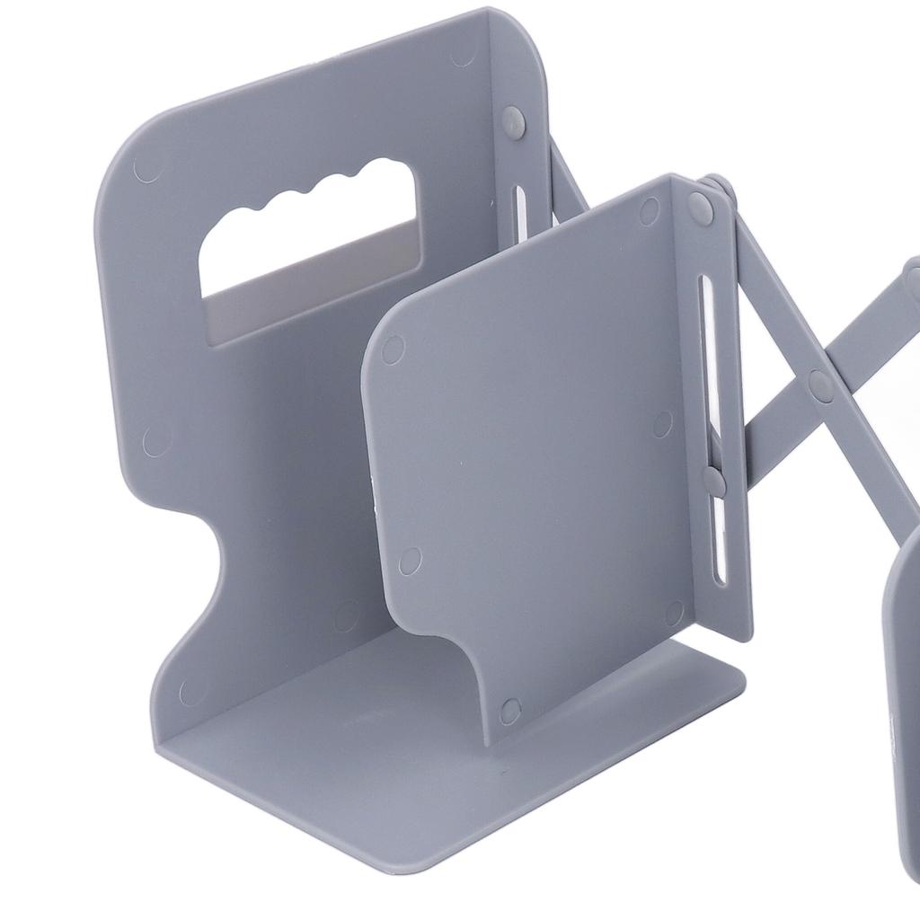 Extendable Bookend Non Skid PP Heavy Duty Decorative Adjustable Book Shelf Holder for Desk with