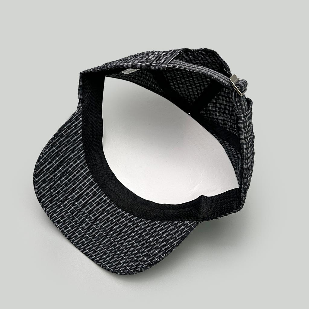 Plaid Quick-Dry Embroidered Letters Baseball Hats New Men Women Sunshade Korean Versatile Niche Fashion Casual Ins Peaked Caps