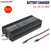 Portable 12V100A Lifepo4 Battery Charger 40A 50A Lithium Battery Charger 60A 85A with Adjustable Voltage and Current Anderson