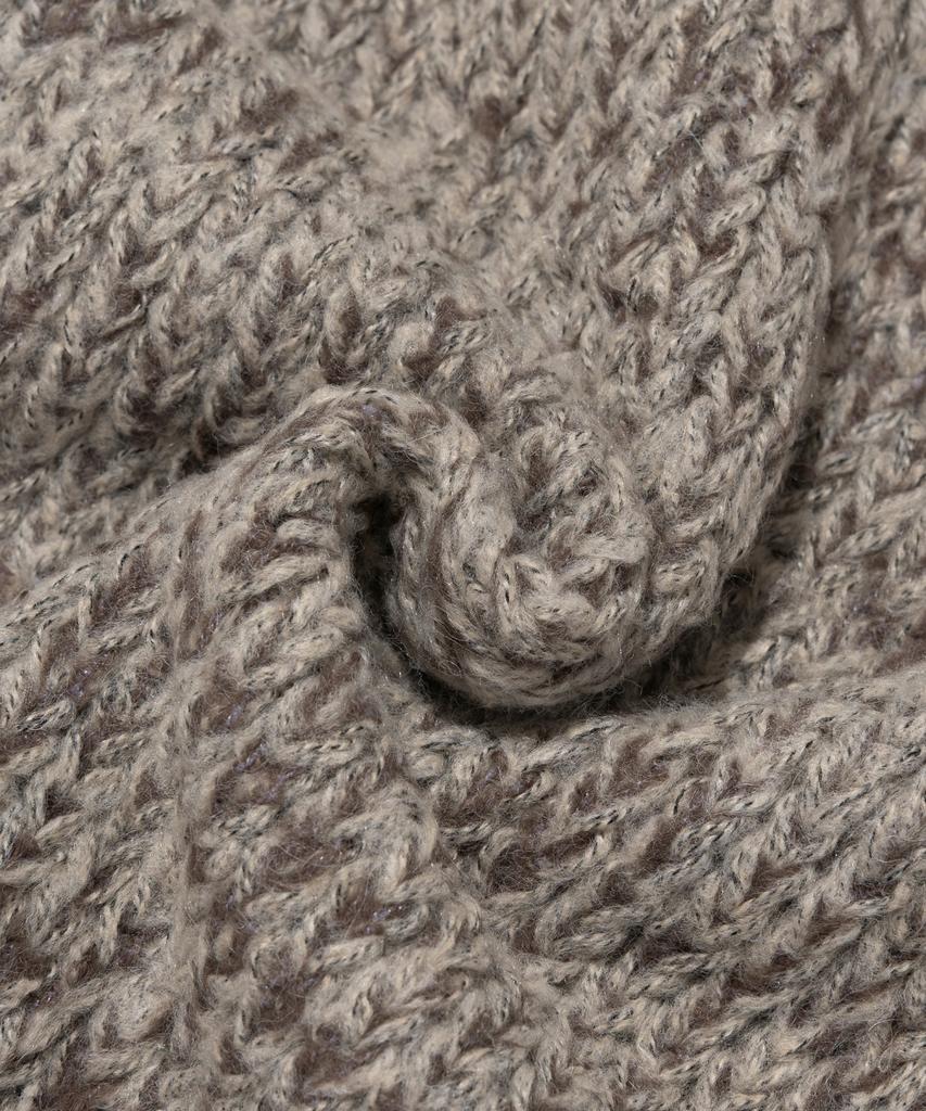 OTHERFITS Alpaca Round Wool Knit (Beige)
