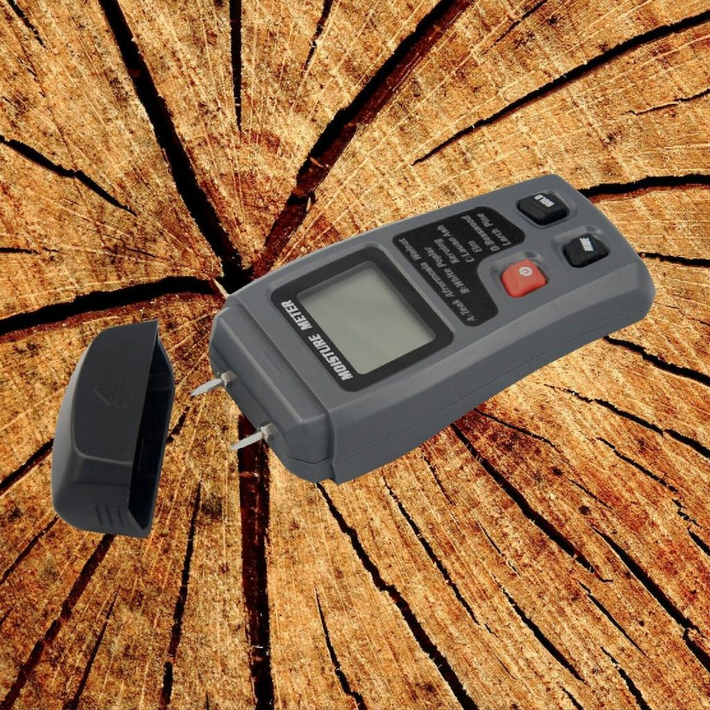 LCD Moisture Tester Digital Wood Moisture Meter Handheld Humidity Tester Damp Moisture Detector