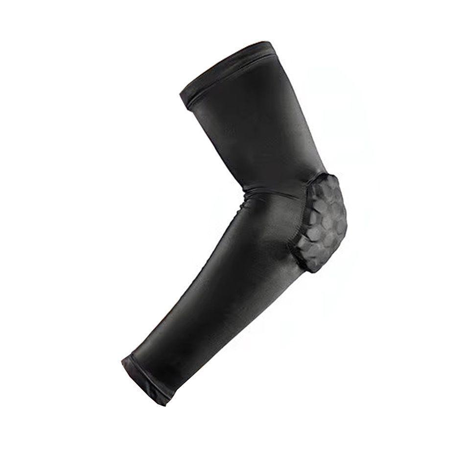 WOSWEIR Ultra Thin Honeycomb Elbow Pads Sports Protective Gear Anti-Collision Sponge Arm Guard for Basketball Adults & Children