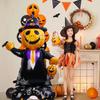 Giant Standing Halloween Foil Balloons Pumpkin Soldier Witch Ghost Skeleton Reaper Aluminum Balloon Inflatable Toys Party Decor