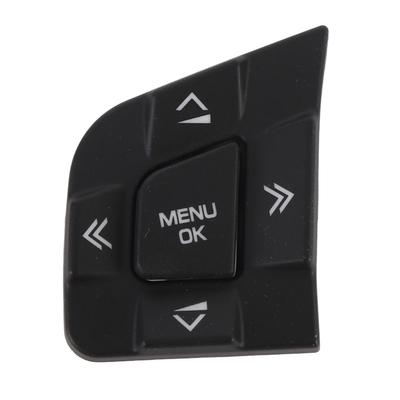 2PCS Steering Wheel Switch Button Cover Left Side Black Steering Wheel Buttons Decoration Trim for