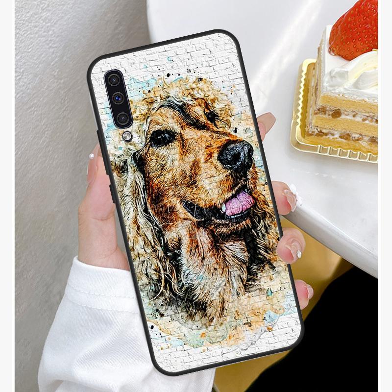 Housse Coque Chien Épagneul Cocker Anglais Pour Samsung A22 A12 A32 A42 A52 A72 A51 A71 A50 A70 A20e A21S A20S A52S Fundas