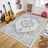 Vintage Persian Pattern Area Rug Soft Durable Non Slip Washable Floor Mat for Living Room Bedroom Dorm Apartment Home Decor