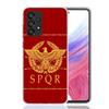 SPQR Roman Imperial Legionv Phone Case For Samsung Galaxy A52 A32 A22 A12 A02S A50S A30S A51 A31 AA71 Note 20 Ultra 10 S10 Plus