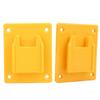 2PCs Suitable for Milwaukee M18 18v  20V Power Tool Machine Wall Shelf Fixing Devices Jaune