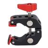Super Clamp Red Crab Clamp Aluminium Alloy Silicone Cushion Drop Resistant Camera Clamp with 1 4 3 8 Screw Holes